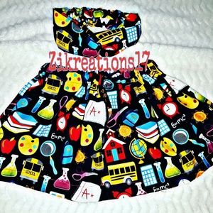 Toddler  skirts and headband